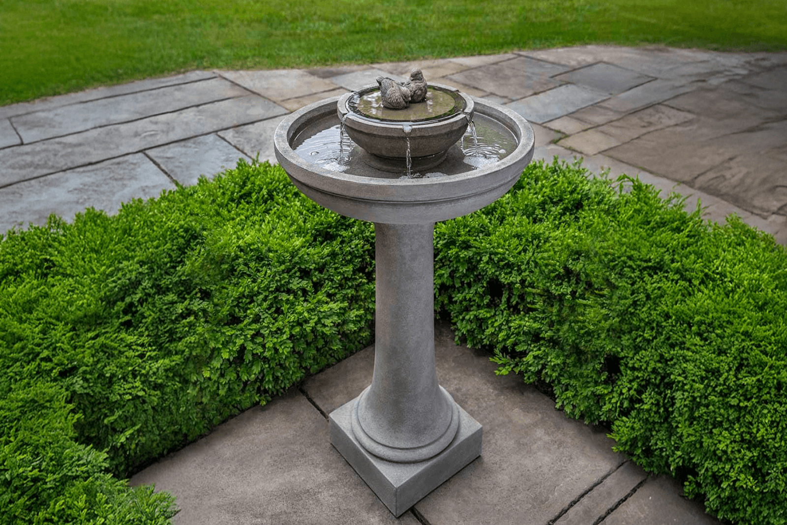 beautiful pedestal garden fountain
